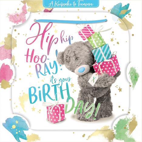 3D Holographic Hip Hip Hooray Me to You Bear Birthday Card £2.69